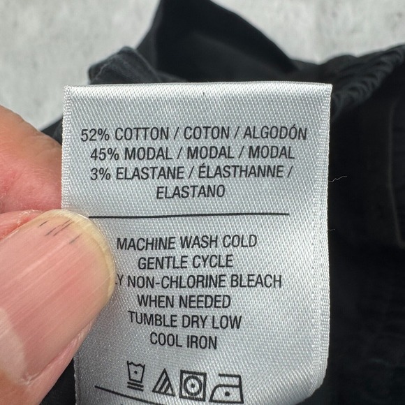 Joe's Jeans Sienna Coated Joggers Womens Small Black High Rise Stretch Tapered - Picture 5 of 9